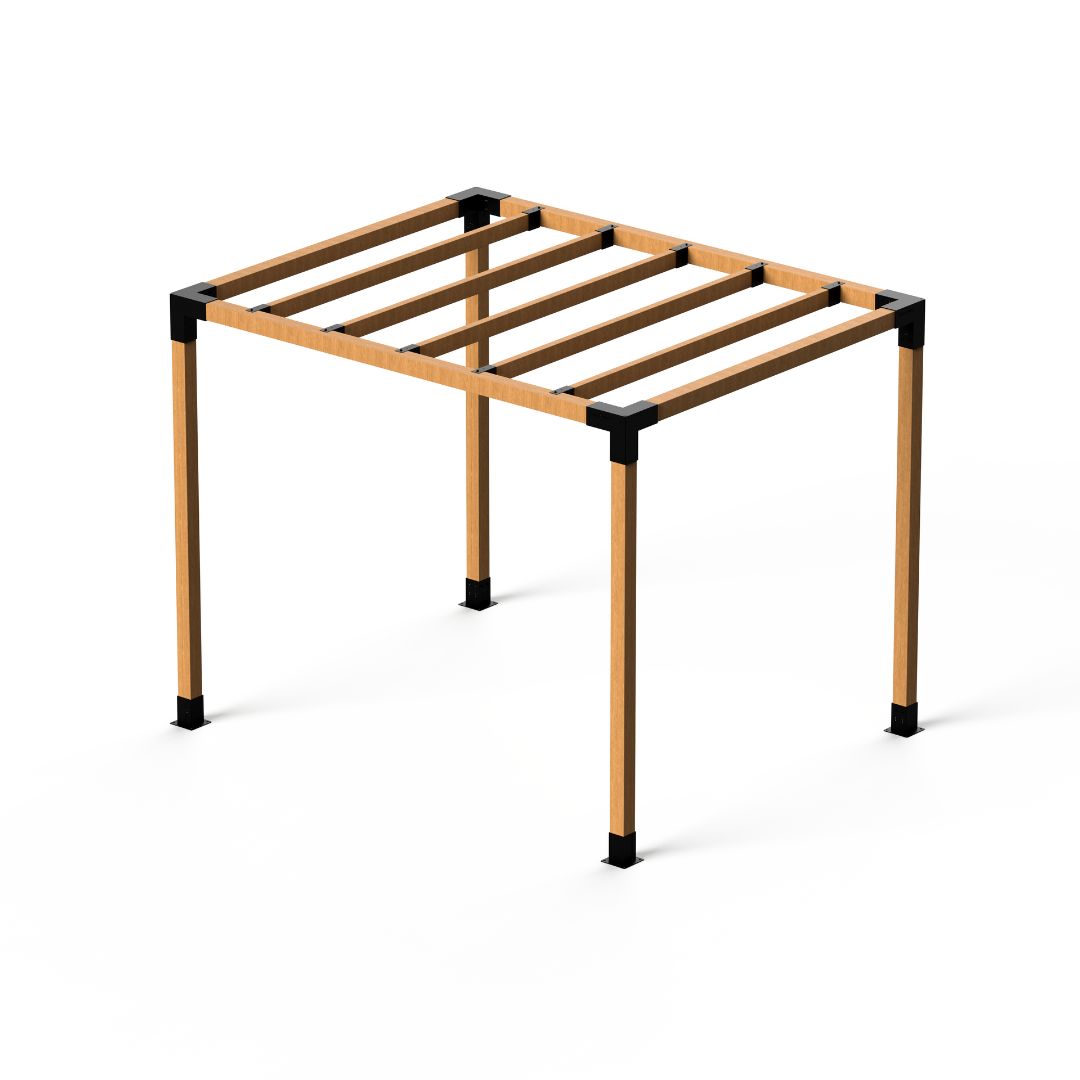 Freestanding Frame Kit with Rafters | Outdoor Structure by PatioPro